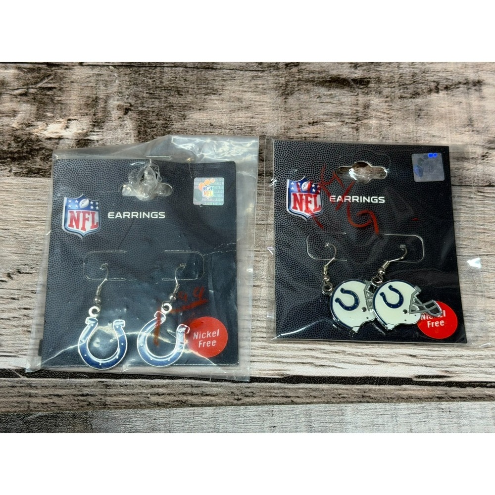 NFL Indianapolis Colts Women Ear Rings‎ 2 PACK